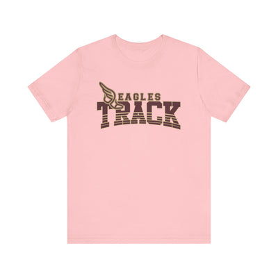 Adult Unisex Eagles Track Graphic Short Sleeve Soft Tee