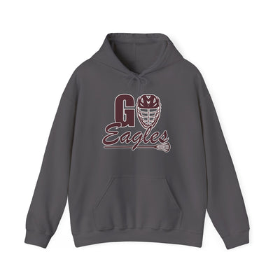 Adult Unisex Go Eagles Lacrosse Graphic Hoodie