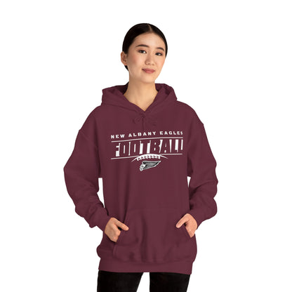 Adult Unisex New Albany Eagles Goal Line Graphic Hoodie