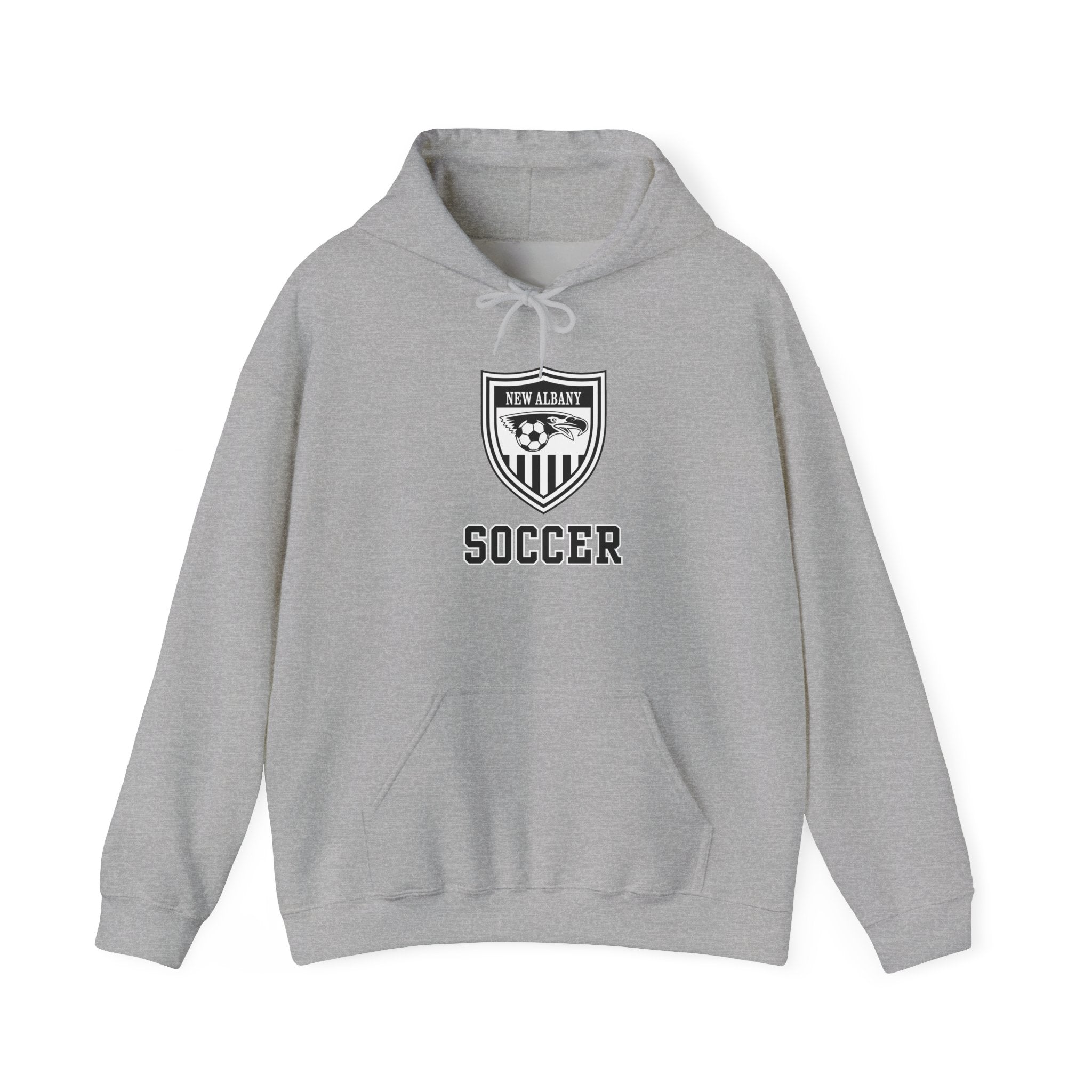 Adult Unisex New Albany Youth Soccer League Crest Graphic Hoodie