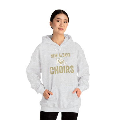 Adult Unisex Vintage Distressed New Albany Choirs Graphic Hoodie