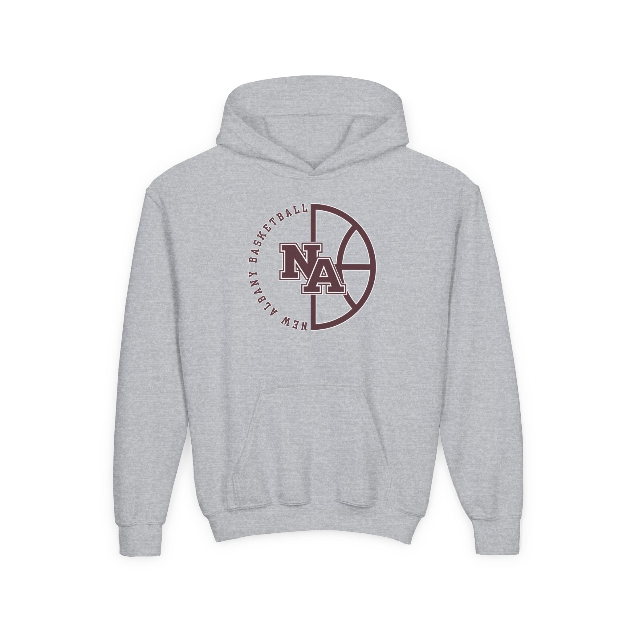 Youth New Albany Basketball Pick and Roll Graphic Hoodie