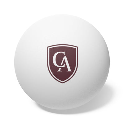 Columbus Academy Logo 6-Pack Ping Pong Balls