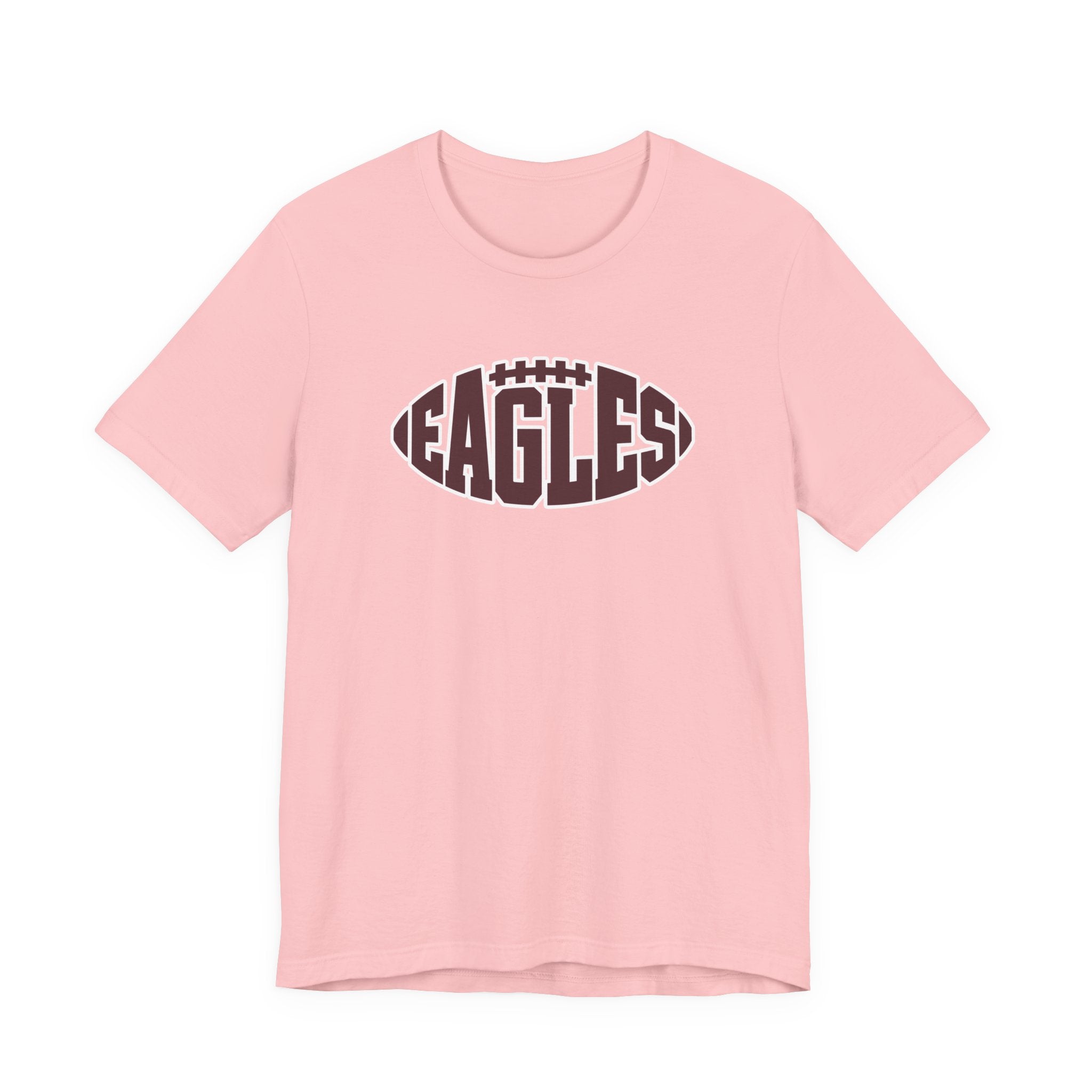 Adult Unisex New Albany Football Eagle Ball Graphic Short Sleeve Soft Tee