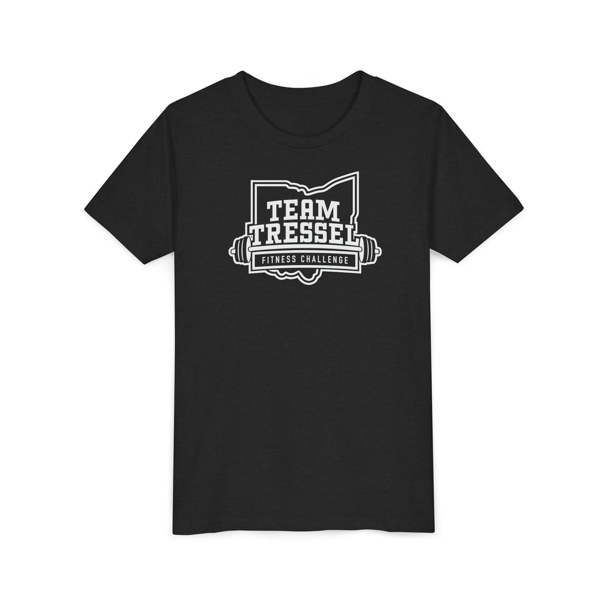 Youth Team Tressel Fitness Challenge Graphic Short Sleeve Bella + Canvas Soft Tee