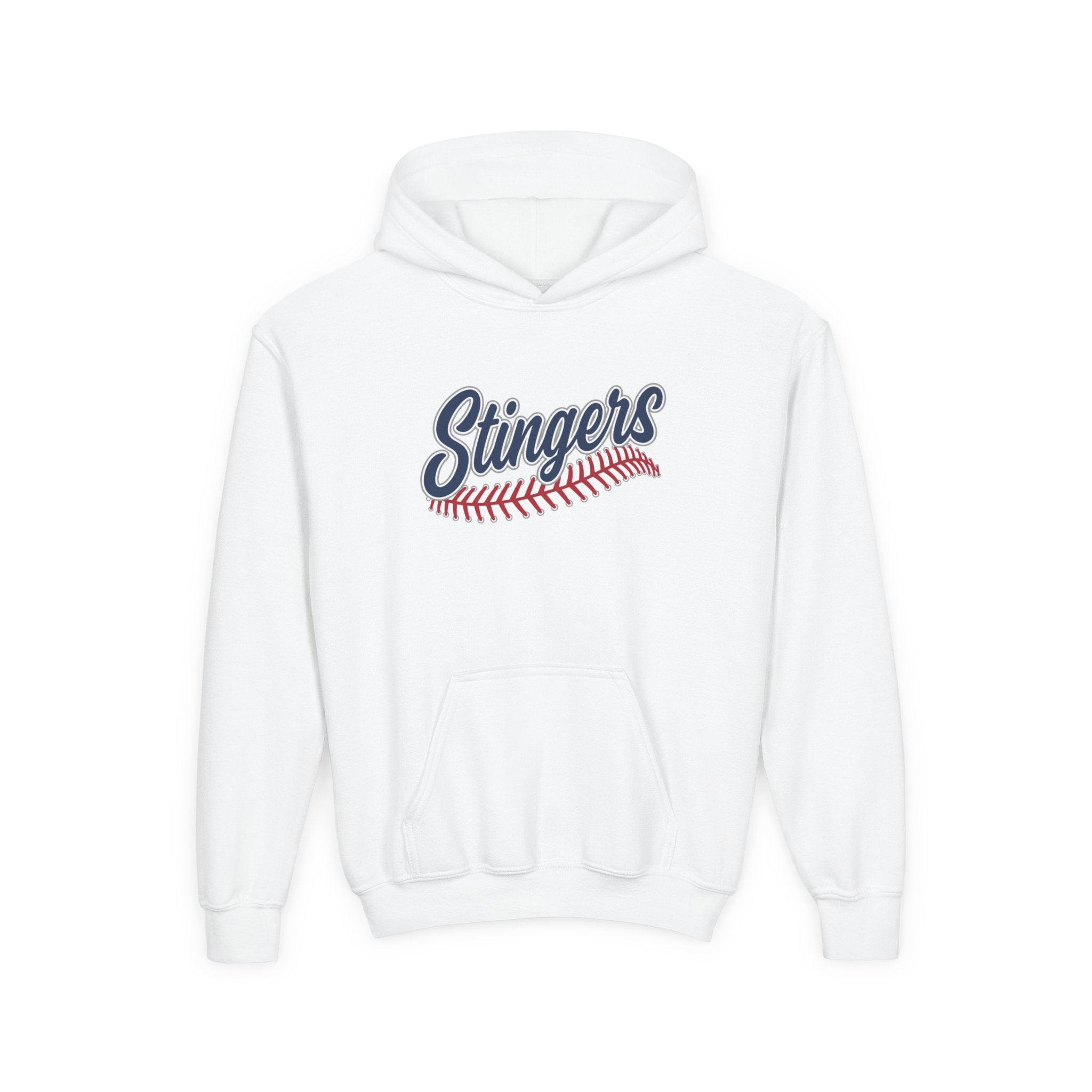 Youth Stingers Softball Stitches Graphic Hoodie