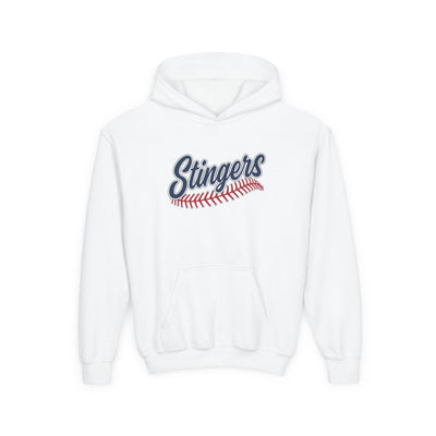 Youth Stingers Softball Stitches Graphic Hoodie