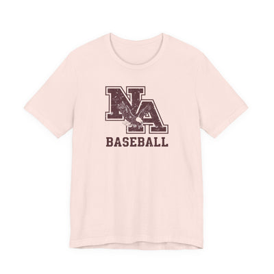 Adult Unisex New Albany Baseball Vintage Vibe Logo Graphic Short Sleeve Soft Tee