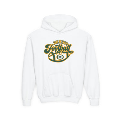 Youth Bruin Script Football Graphic Hoodie
