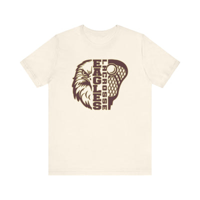 Adult Unisex Epic Lacrosse Eagle Graphic Short Sleeve Soft Tee