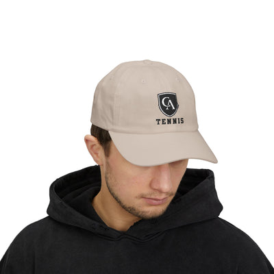 Adult Unisex Columbus Academy Vikings Tennis Embroidered Logo Dad Cap