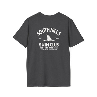 Adult Unisex South Hills Swim Club Heritage Graphic Short Sleeve Gildan Softstyle Tee