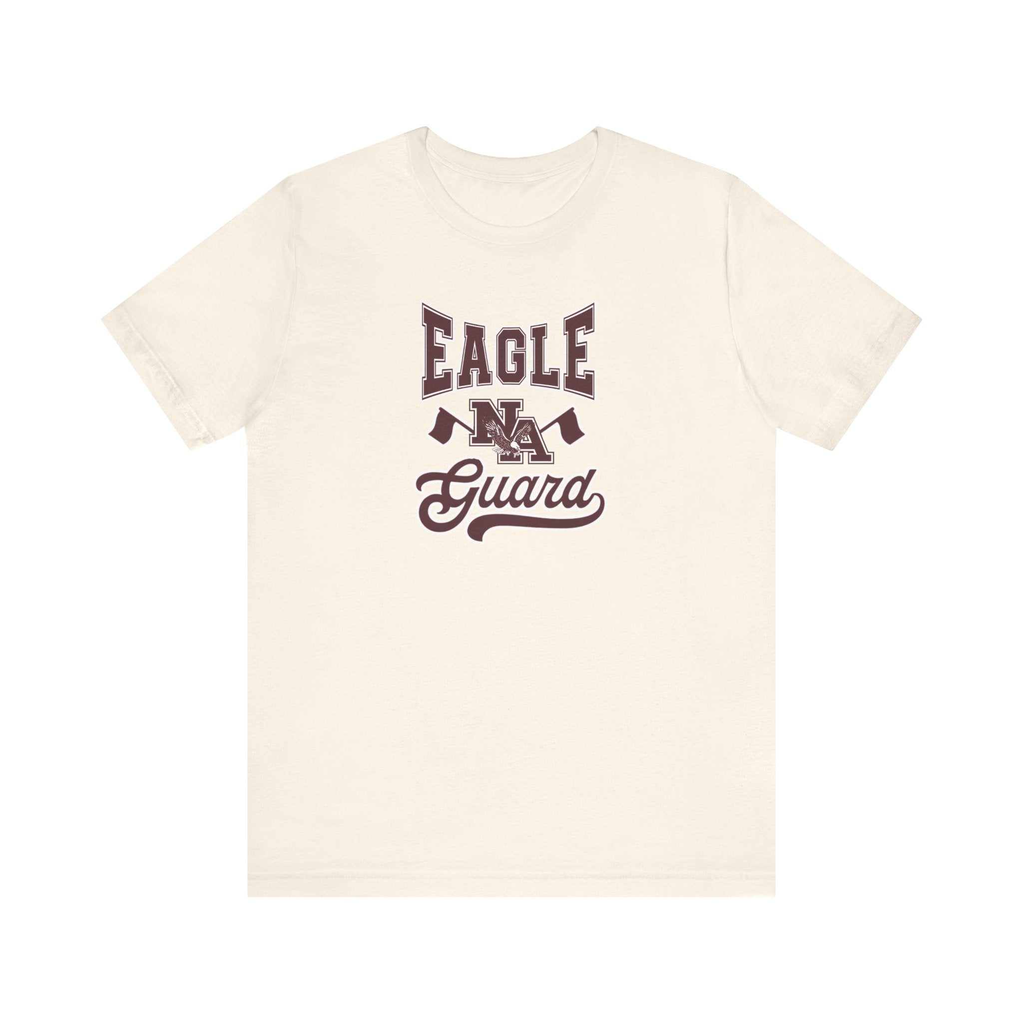 Adult Unisex Classic Varsity Eagle Guard Graphic Short Sleeve Soft Tee