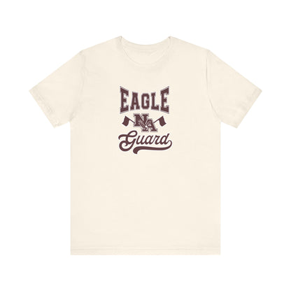 Adult Unisex Classic Varsity Eagle Guard Graphic Short Sleeve Soft Tee
