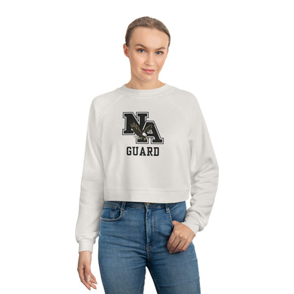 Women's New Albany Logo Guard Graphic Cropped Fleece Sweatshirt