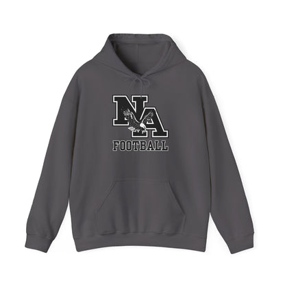 Adult Unisex Classic Logo Black Football Graphic Hoodie