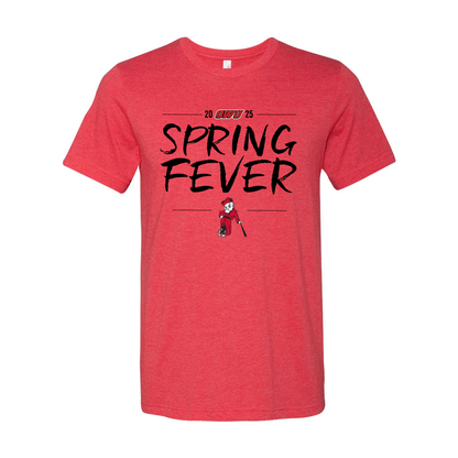 Adult Unisex OWU Spring Fever Baseball Graphic Short Sleeve Soft Tee - Ohio Wesleyan University