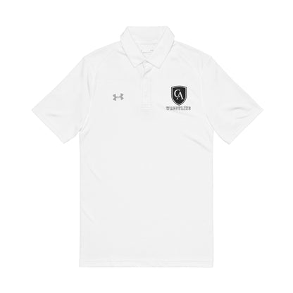 Adult Unisex Columbus Academy Vikings Wrestling Under Armour Performance Polo with Logo Embroidery