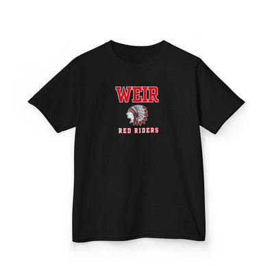 Youth Weir Red Riders Classic Mascot Graphic Short Sleeve Gildan Heavy Tee