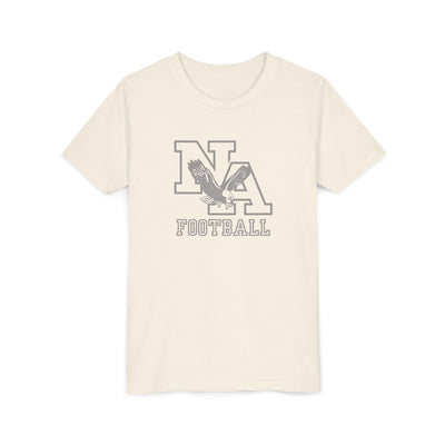 Youth New Albany Tonal Football Logo Graphic Short Sleeve Soft Tee