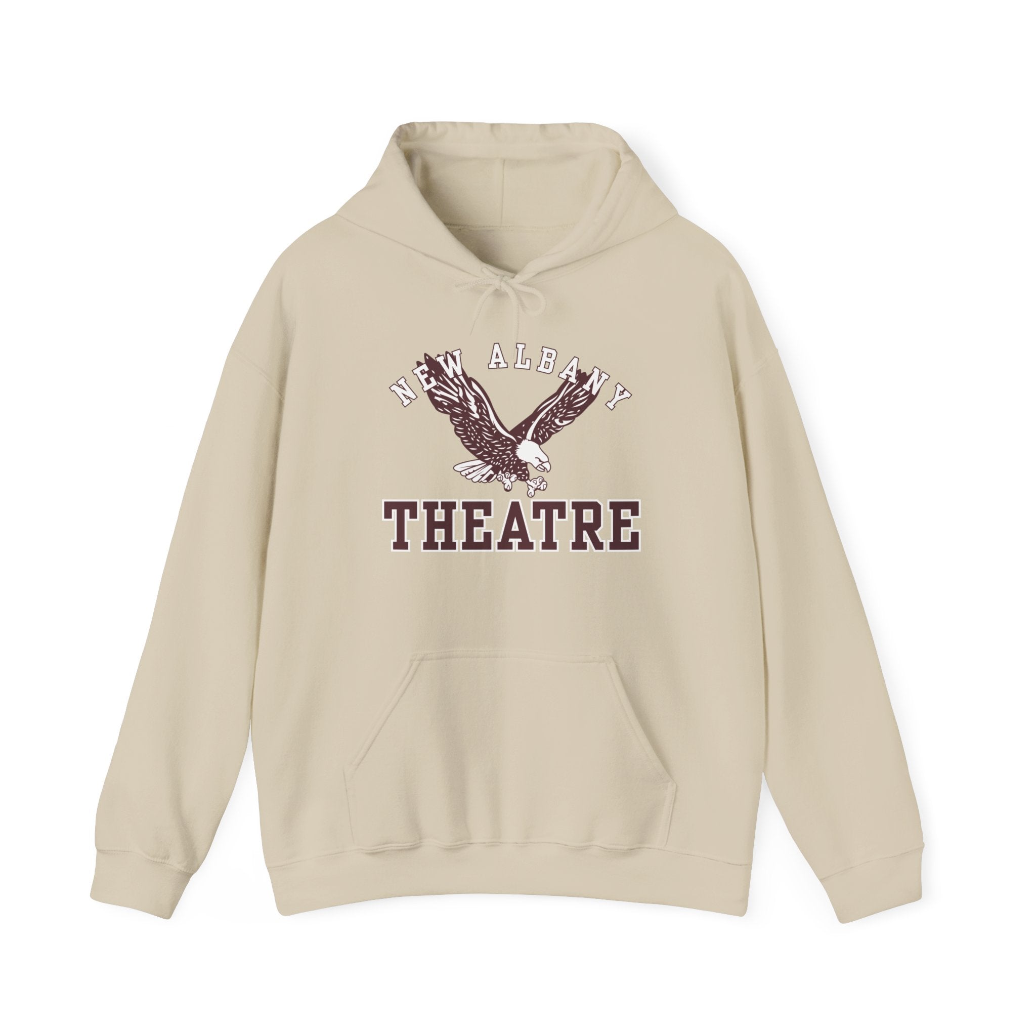 Adult Unisex Flying Theatre Eagle Graphic Hoodie