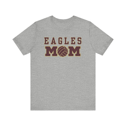 Adult Unisex Eagles Water Polo Mom Graphic Short Sleeve Soft Tee