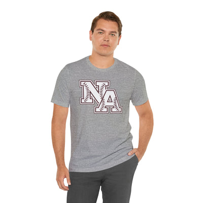 Adult Unisex Baseball Stitches Classic Logo Graphic Short Sleeve Soft Tee