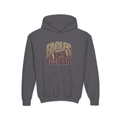 Youth New Albany First-Down Distressed Football Graphic Hoodie