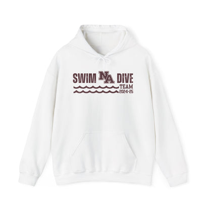 Adult Unisex Swim & Dive Winning Waves Graphic Hoodie