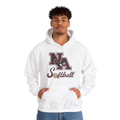 Adult Unisex NA Script Softball Graphic Hoodie