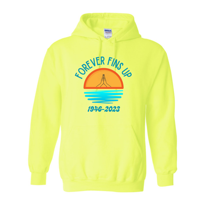 Adult Unisex Forever Fins Up Graphic Hoodie