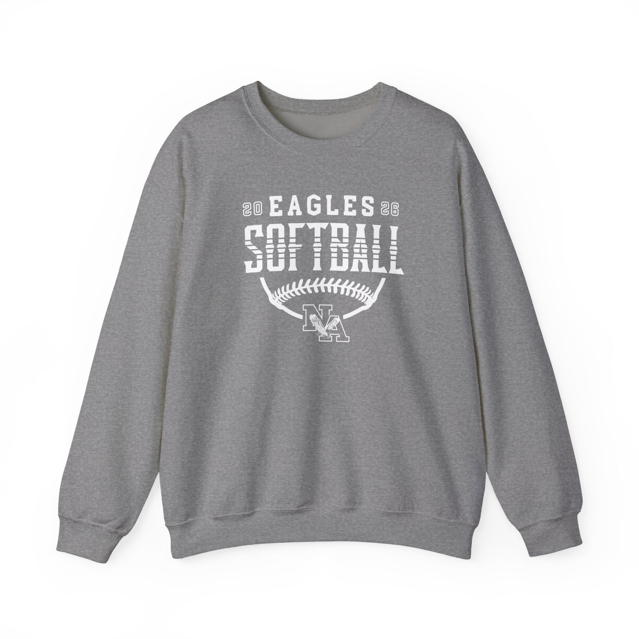 Adult Unisex New Albany Eagles Softball Strong Striped Graphic Sweatshirt