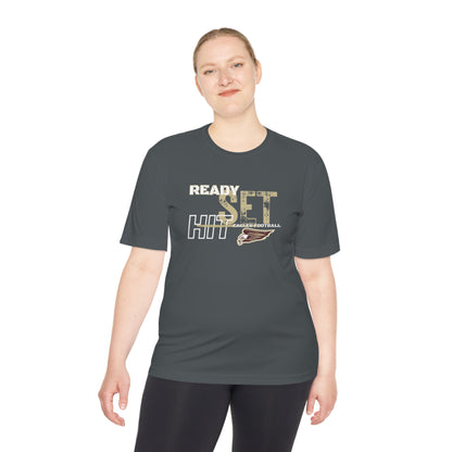 Adult Unisex Performance Ready Set Hit Short Sleeve Graphic Tee