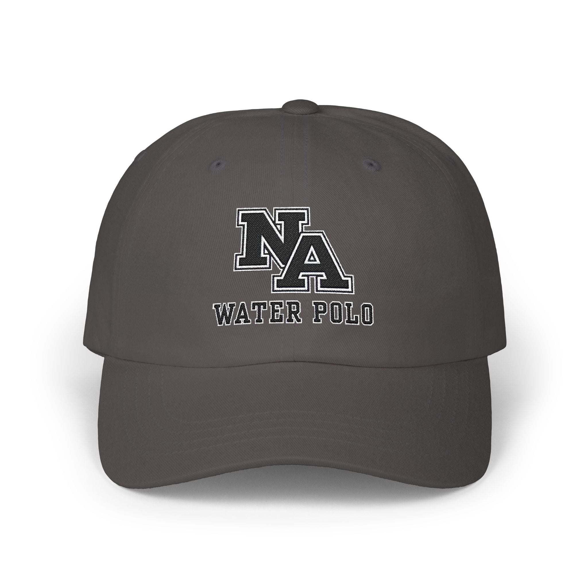 New Albany Water Polo Classic Black Logo Embroidered Dad Cap