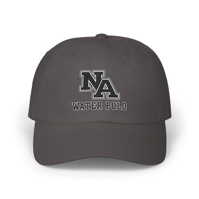 New Albany Water Polo Classic Black Logo Embroidered Dad Cap