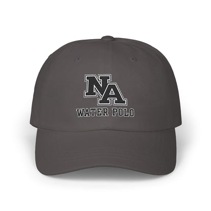 New Albany Water Polo Classic Black Logo Embroidered Dad Cap