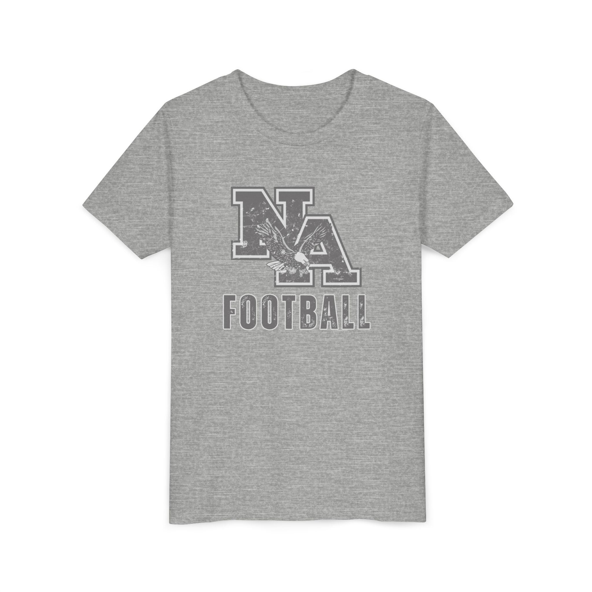 Youth New Albany Distressed Vintage Football Logo Graphic Short Sleeve Soft Tee