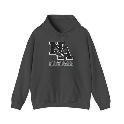 Adult Unisex Classic Logo Black Football Graphic Hoodie