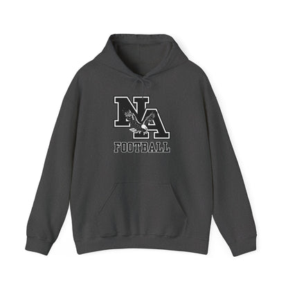 Adult Unisex Classic Logo Black Football Graphic Hoodie