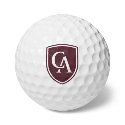 Columbus Academy Logo 6-Pack Golf Balls