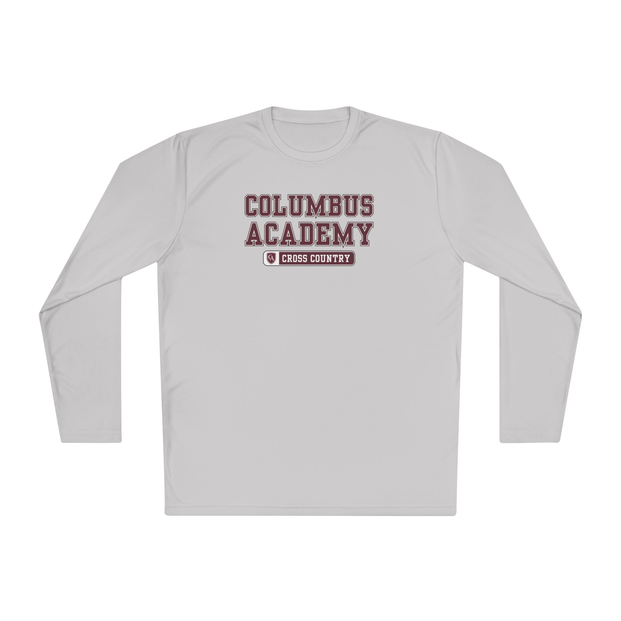 Adult Unisex Columbus Academy Golf  Graphic Sport-Tek Competitor Performance Long Sleeve Tee