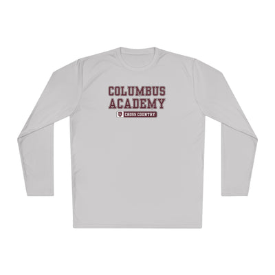 Adult Unisex Columbus Academy Golf  Graphic Sport-Tek Competitor Performance Long Sleeve Tee
