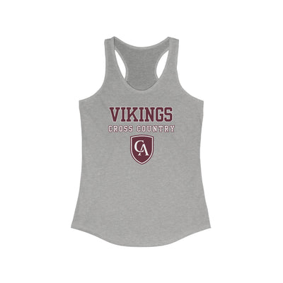 Women's Columbus Academy Vikings Cross Country Graphic Next Level Racerback Tank