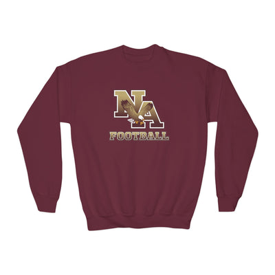 Youth New Albany Ombre Eagle Logo Graphic Gildan Heavy Blend Sweatshirt