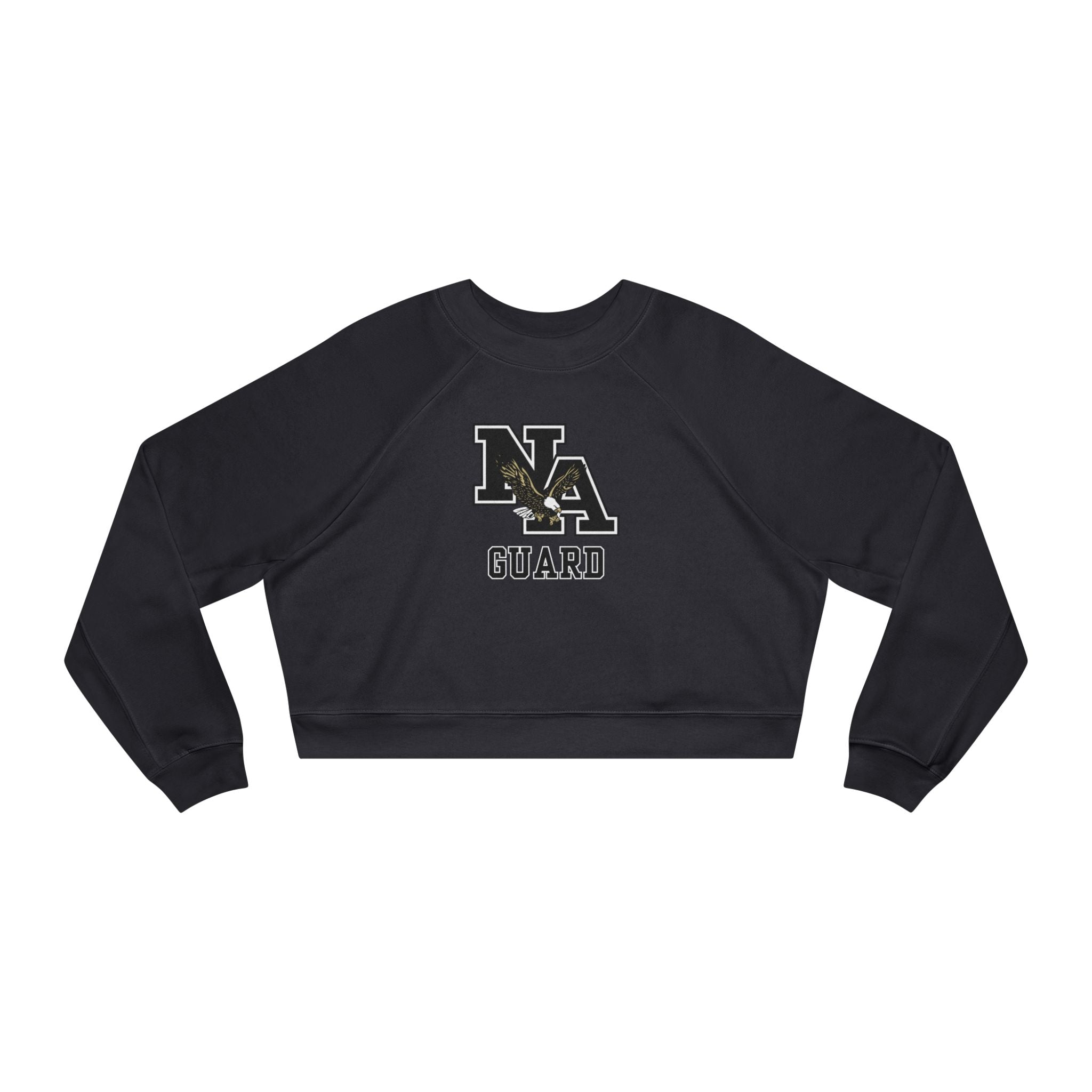 Women's New Albany Logo Guard Graphic Cropped Fleece Sweatshirt