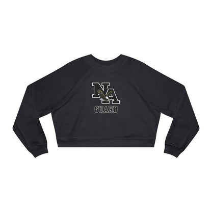 Women's New Albany Logo Guard Graphic Cropped Fleece Sweatshirt