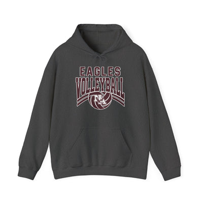 Adult Unisex New Albany Volleyball Varsity Arch Graphic Hoodie