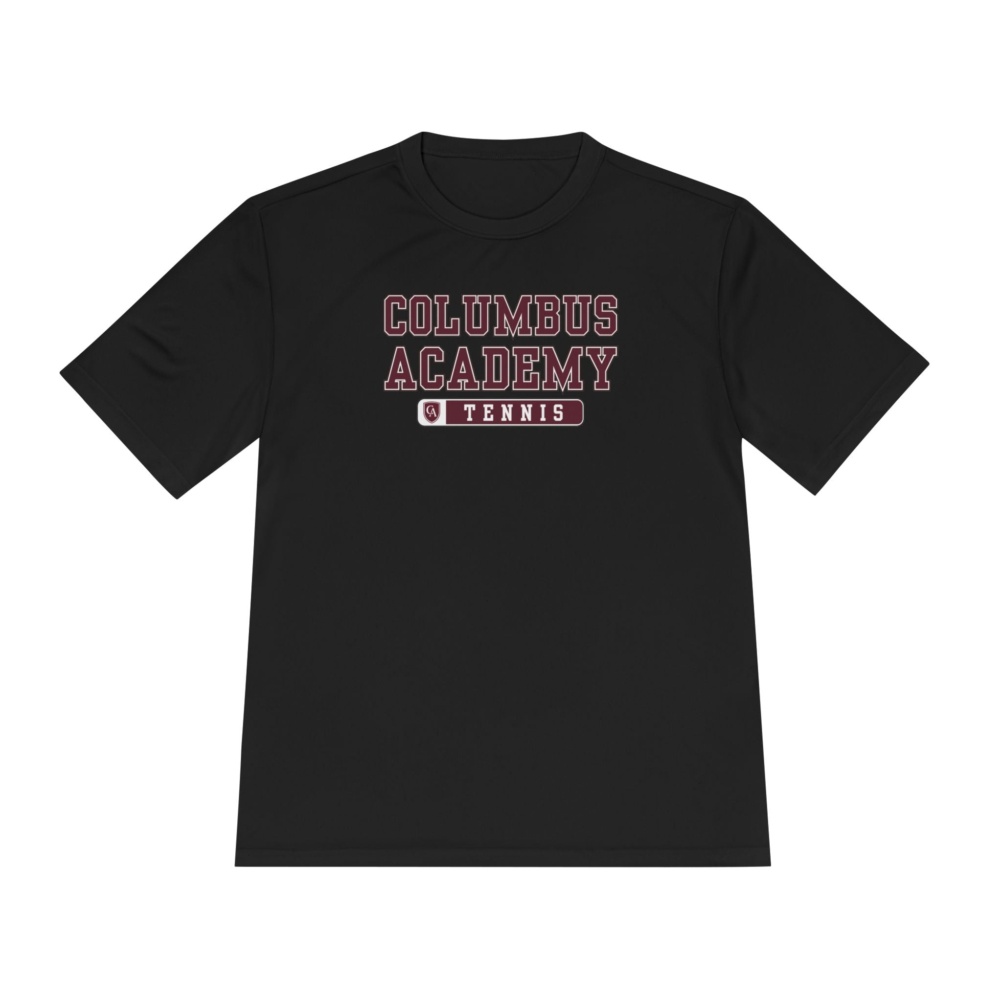 Adult Unisex Columbus Academy Tennis Graphic Sport-Tek Competitor Performance Tee