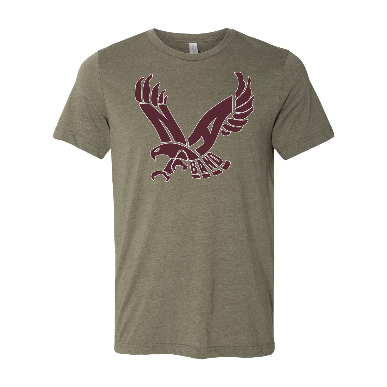 Adult Unisex Super Soft Band Eagle Graphic Short Sleeve Tee