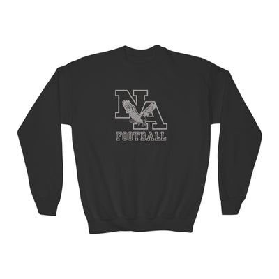 Youth New Albany Tonal Football Logo Graphic Sweatshirt
